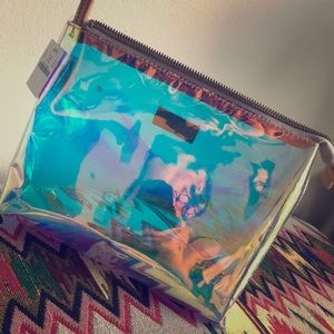 Iridescent makeup/travel bag